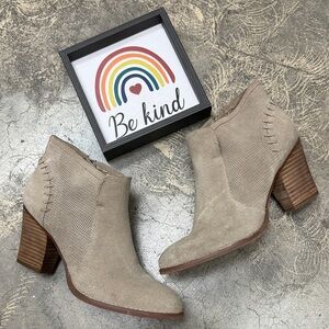 Marc Fisher Beige Ankle Boots